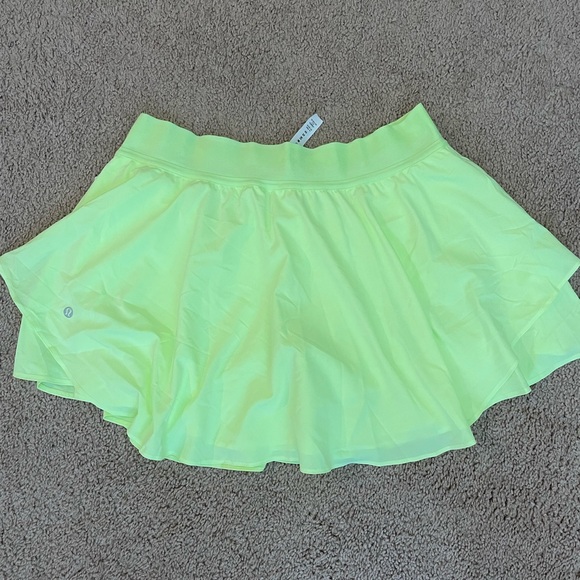 Lululemon Court Rival High Rise Skirt NWT Size 10 faded zap - Picture 4 of 4